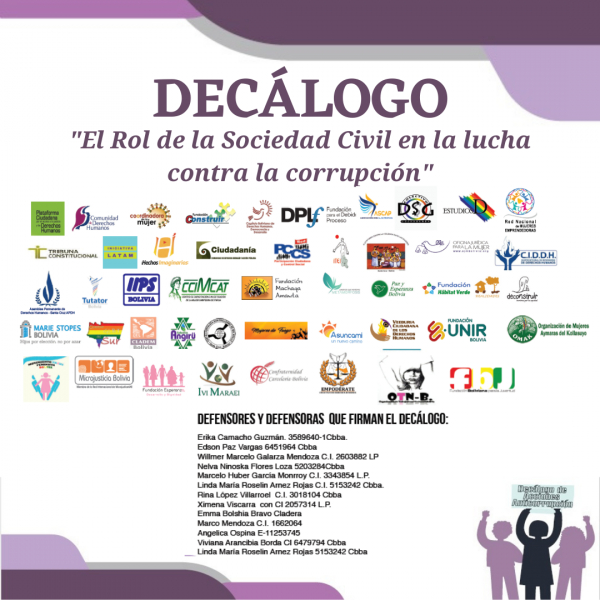 Decálogo: El rol de la sociedad civil en la lucha contra la corrupción